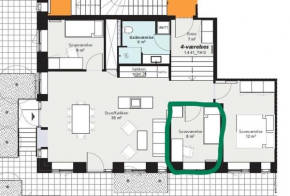 Single Room in SHARED APARTMENT with single bed, Copenhagen